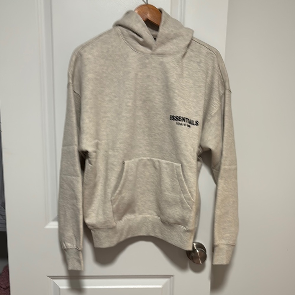 Essentials Cream Hoodie Sweatshirt